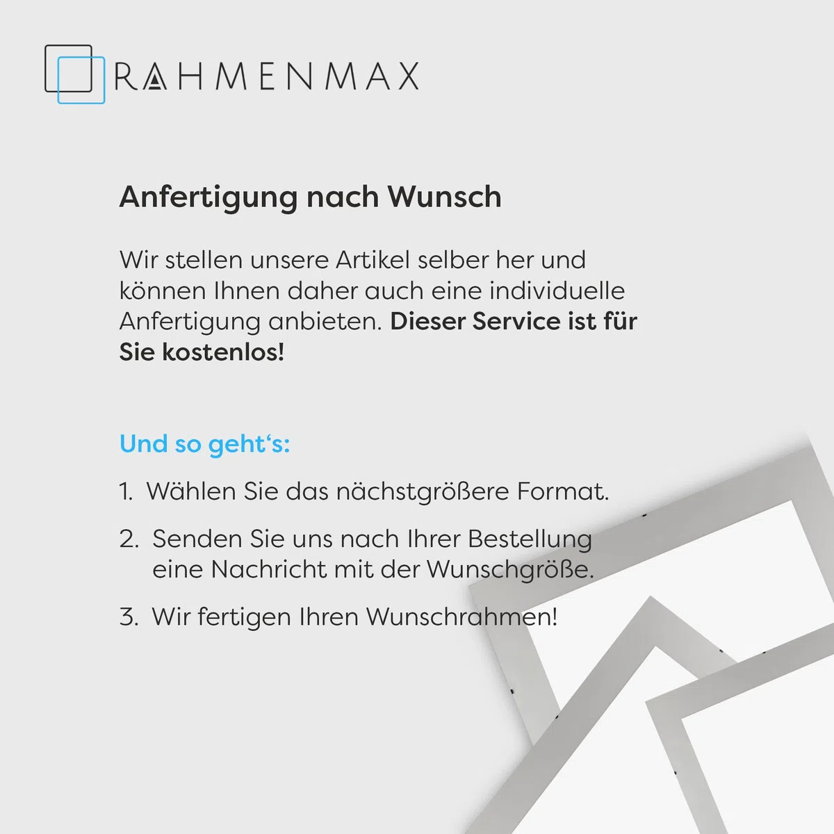 RahmenMax Dakota - Cornice portafoto senza cornice, 30 x 35 cm, senza cornice, su misura, con vetro acrilico antiriflesso