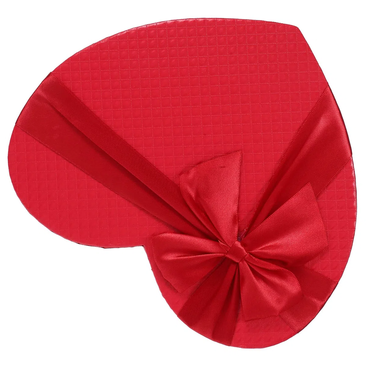 GANAZONO Scatola a Forma di Cuore per Matrimonio Rossa in Cartone Resistente Coperchio, Confezione per Bomboniere e Decorazioni per Damigelle, Dimensioni 230X175X90 MM