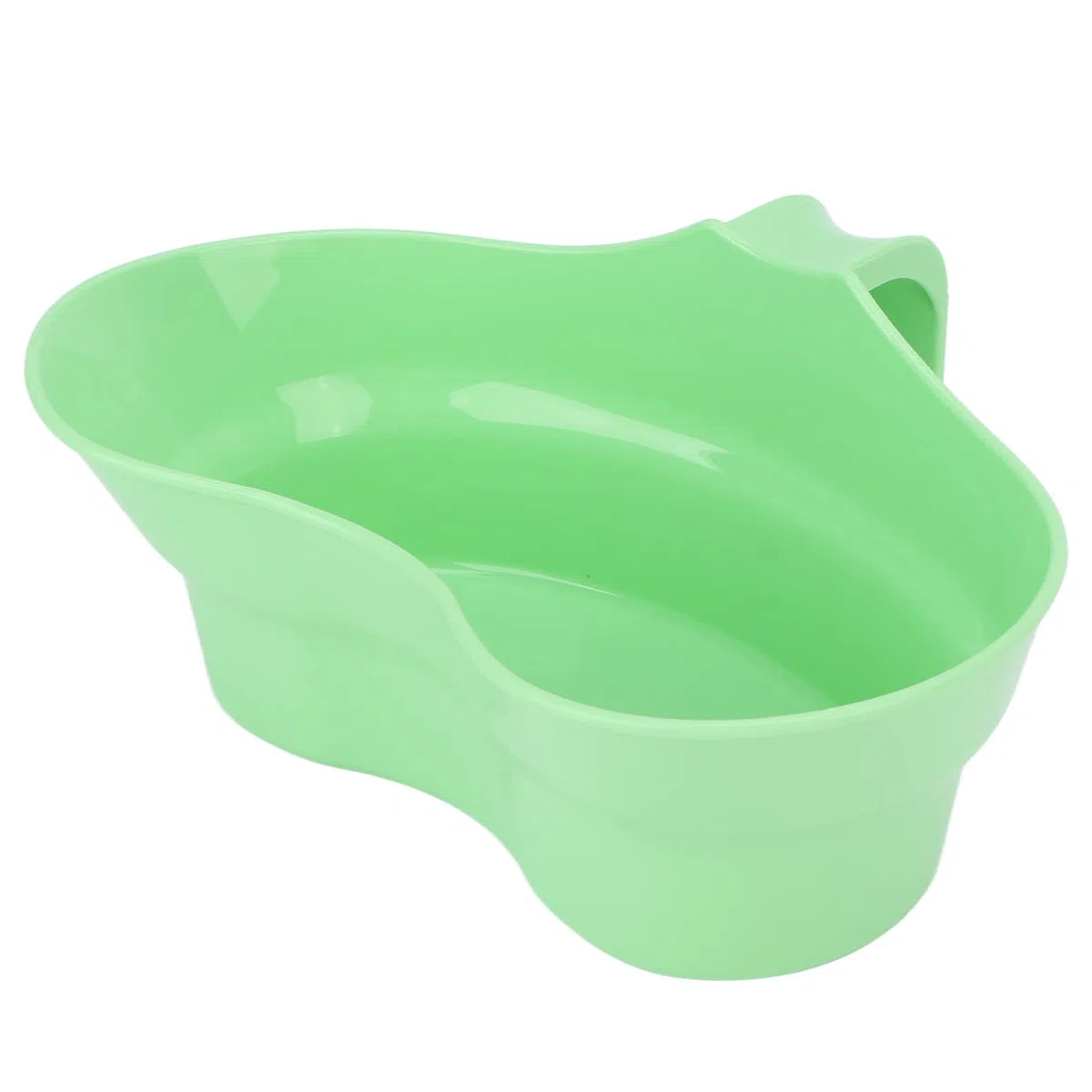 Ciotole di vomito di plastica, grande diametro interno curvo cura orale che ricicla la ciotola per il letto anziano