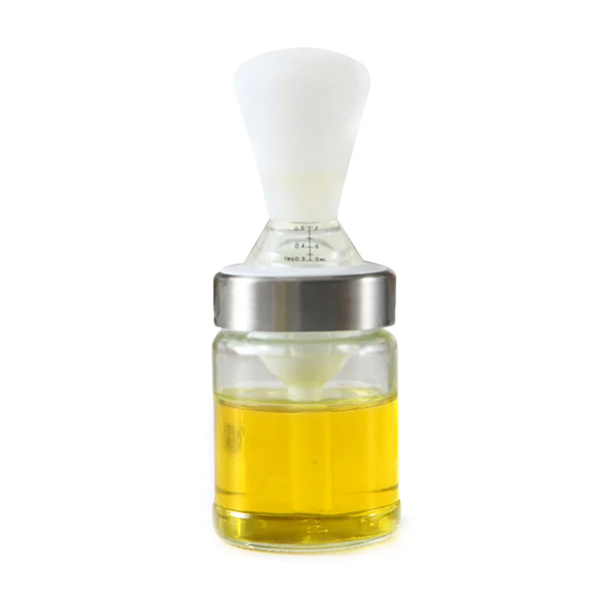 Roseflower Bottiglia di Olio con Pennello per Barbecue ad Alta Temperatura Cucina Cottura Strumenti per Pancake, Olio Commestibile Olio D'oliva Burro Salsa Aceto Bottiglia #2