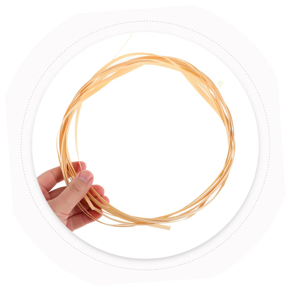 MAGICLULU 4pezzi Bambù Strisce Vimini Per Intrecciare Cestini Canne Piatte Per Realizzare Sedie e Forniture Per Fabbricazione Mobili Fai Da Te