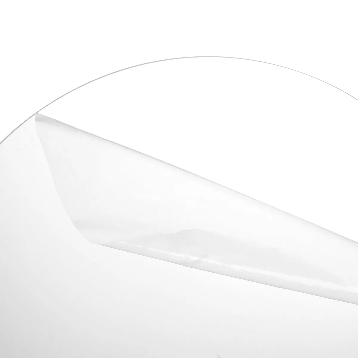 KEILEOHO 6 lastre acriliche rotonde 30 cm x 3 mm, lastre acriliche trasparenti, vetro acrilico trasparente, dischi grezzi per il fai da te per cornici, pittura, fai da te