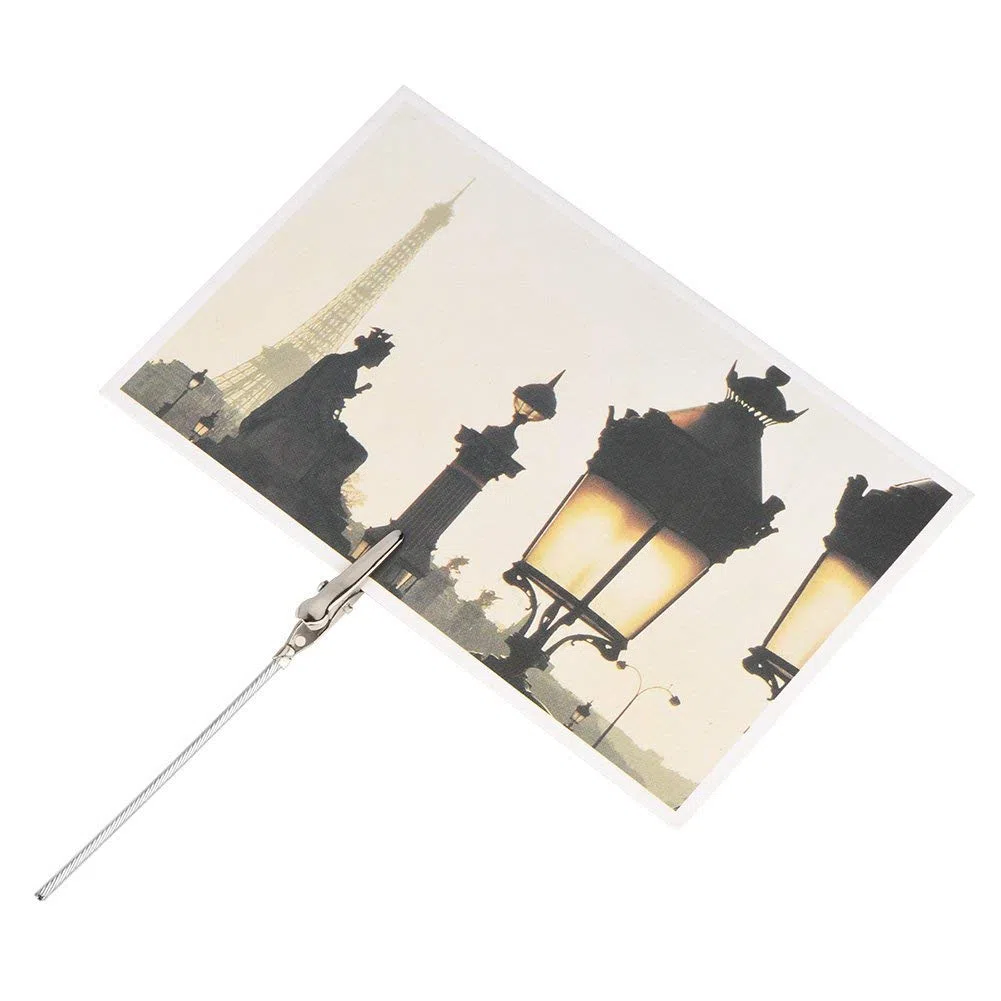 50 Pz/set Portafoto Clip per Filo Clip per Foto Clip per Filo Artigianale Fai da Te Porta Carta per Memo Foto Immagine Carta Nota Clip Decorazione