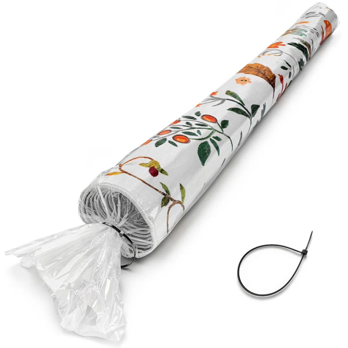 Portaoggetti per tappeto con cerniera, ventilazione, resistente, grande, adatto fino a 1,8 x 2,9 m, protegge tappeti arrotolati