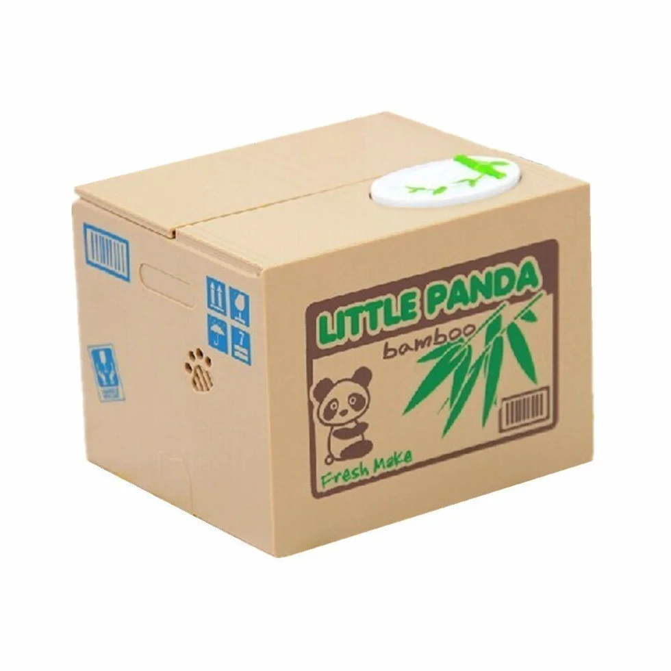 Binnan Creativo Panda Salvadanaio Elettrico Giocattolo Banca