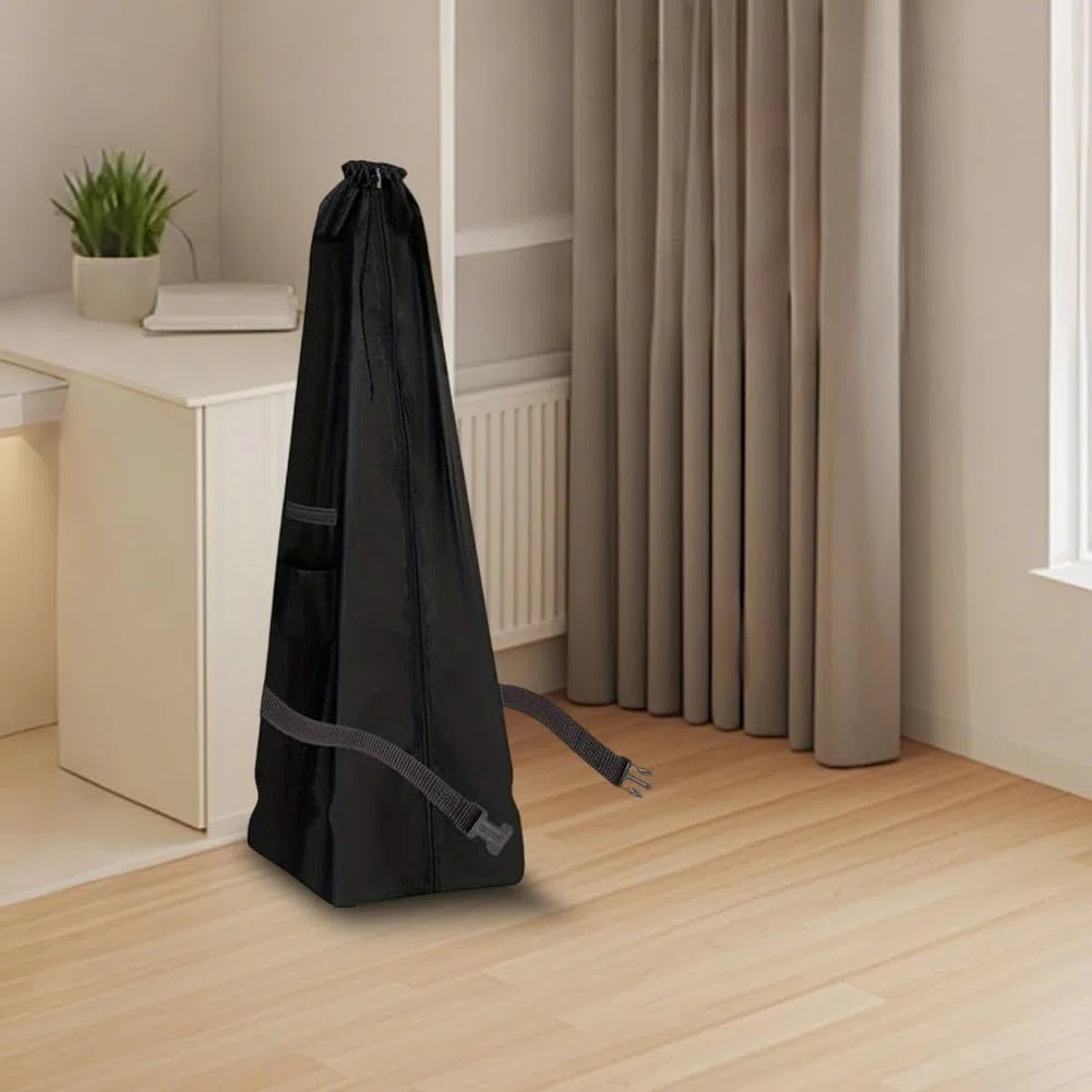 HpLive 210D, custodia impermeabile per aspirapolvere, con scomparto extra per accessori, adatta per aspirapolvere verticale, 38 x 38 x 132 cm, colore nero