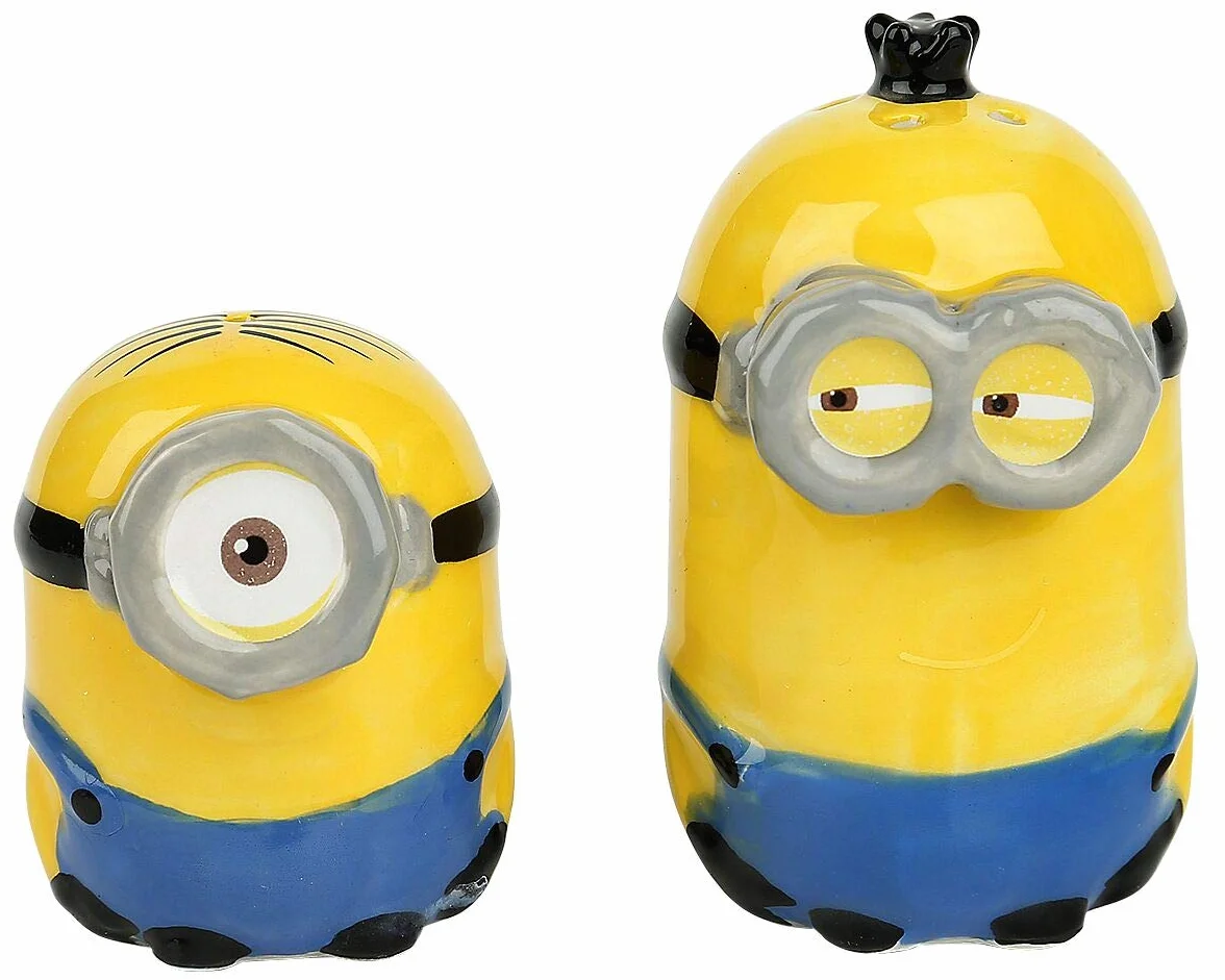 Joy Toy 90327 Minions Sale e Pepe Realizzati in Ceramica Come Un Insieme in Una Confezione Regalo 7,5 x 12,5 x 11 cm