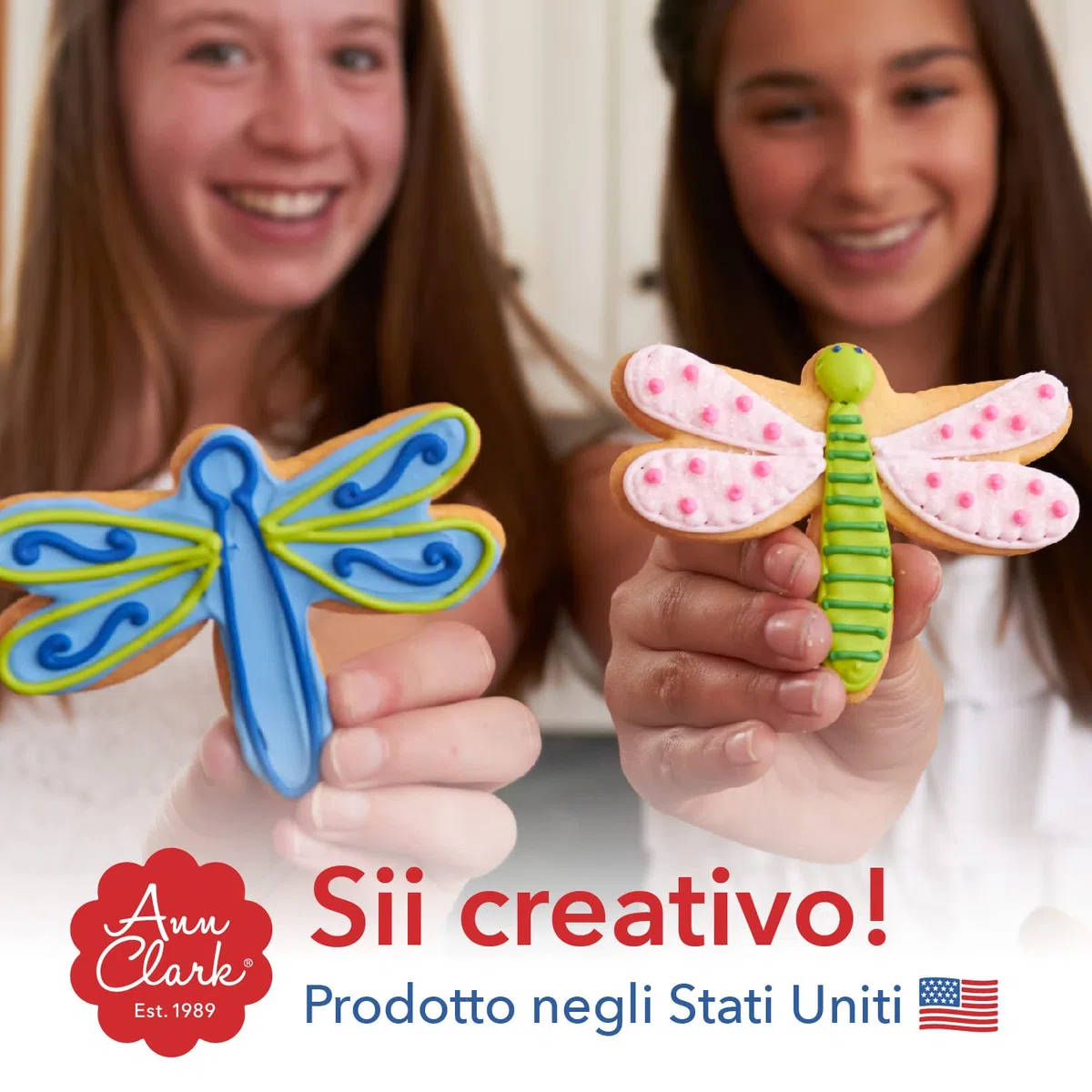 Formine per Biscotti Stampi a forma di sirena 3 Pezzi, Prodotto negli Stati Uniti da Ann Clark, forme di coda di Sirena, Stella Marina e Conchiglia