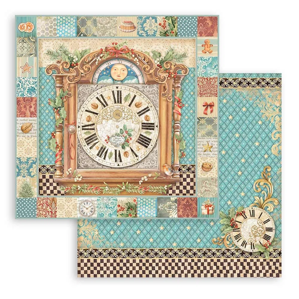 Stamperia - Scrapbook Paper Pad for Scrapbooks, Album, Card Making, Bullet Journals, and More, Acid Free, Double Sided, Perfect for Hobbies, Crafts and Gifting (The Nutcracker) (30,5 x 30,5 cm)