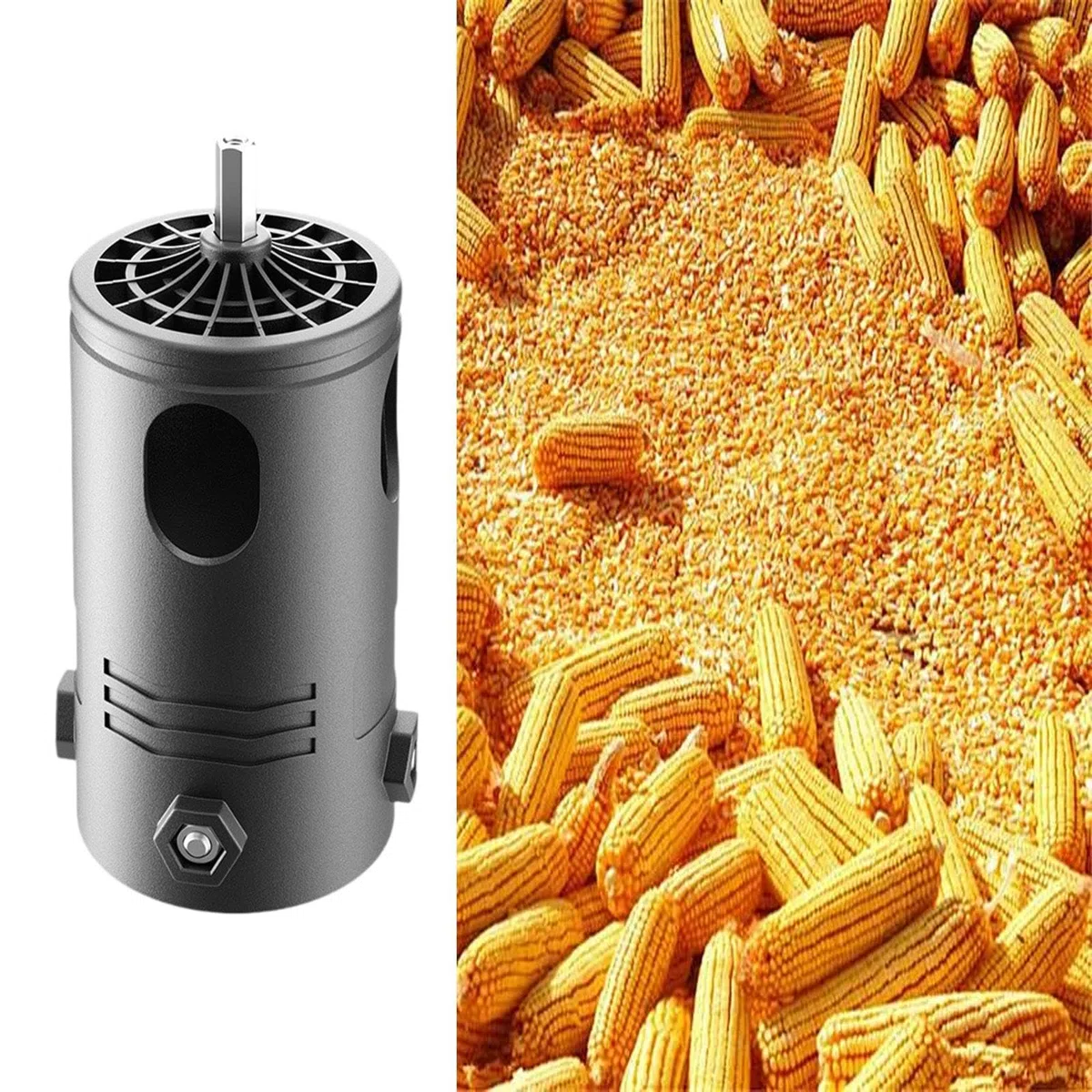 MagiDeal Macchina sgrana Mais, utensile per Strisce di Mais, rimozione Chicchi, Multifunzionale, Buccia di Mais, trebbiatrice per Mais per Trapano a Mano,