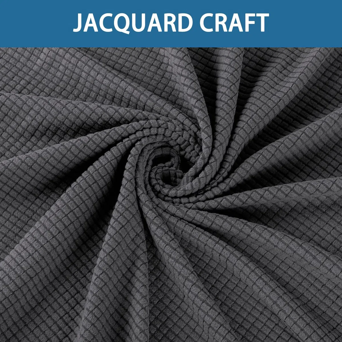 Fodera per Pouf Quadrato Elasticizzato Fodera per Pouf In Tessuto Protezione per Sgabello con Fondo Elastico Copri Poggiapiedi per Pouf Divano Decorativo (Beige 55X55 cm)