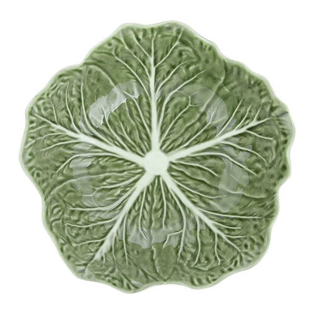 Bordallo Pinheiro Ciotola grande verde cavolo