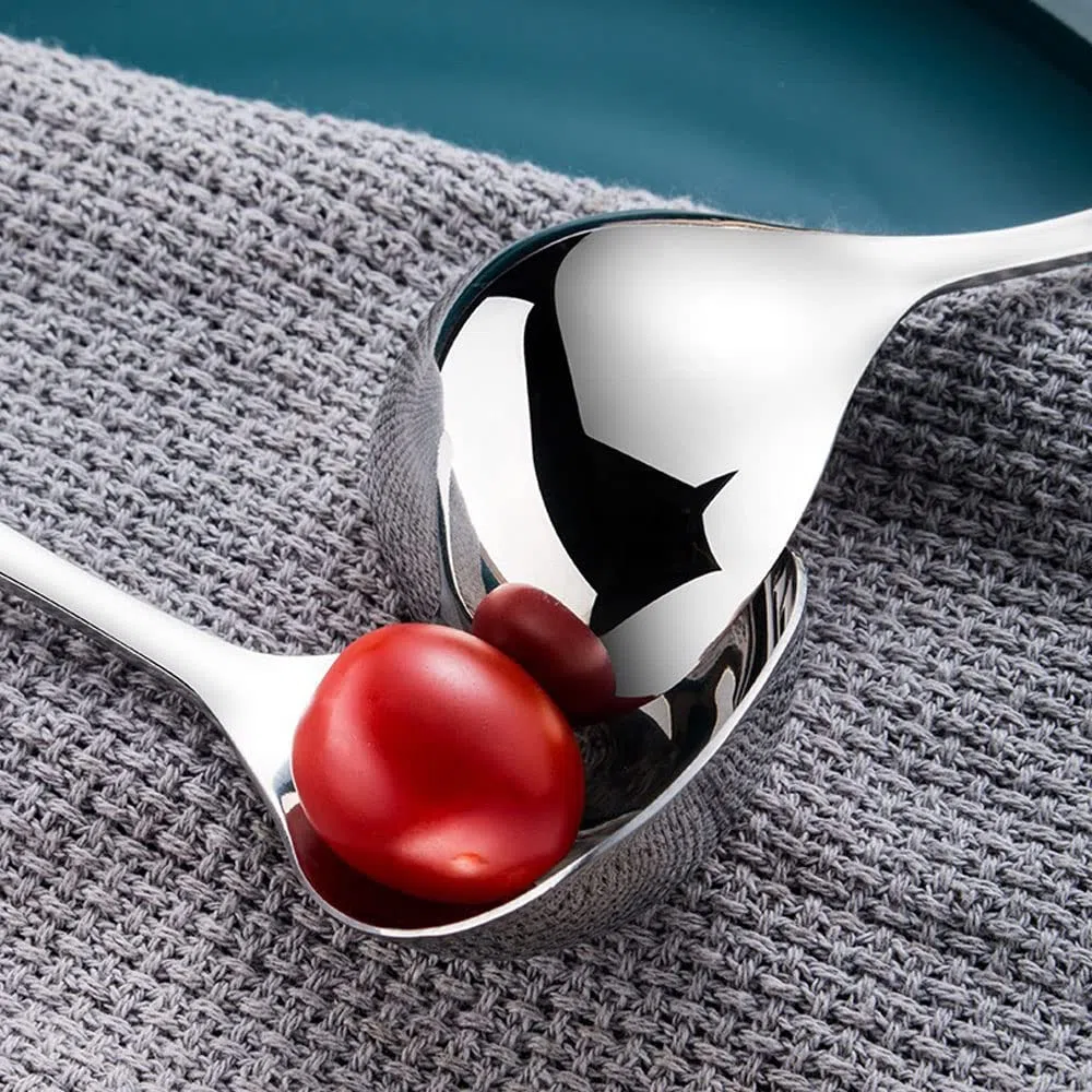 2 Pezzi Mestoli Cucina Acciaio Inox – Mestolo Acciaio Inox, Mestolo Piccolo, Cucchiaio Da Salsa, Cucchiaio Da Salsa Per Hotel, Casa, Ristorante, Cucina, Argento, 17 * 5 cm