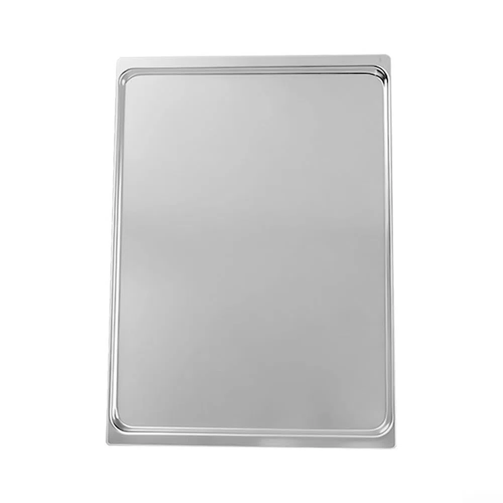 Teglia da forno in alluminio, 43,5 x 31,5 cm, per pane, torte, biscotti, fogli per biscotti non pezzi, resistente per forno commerciale