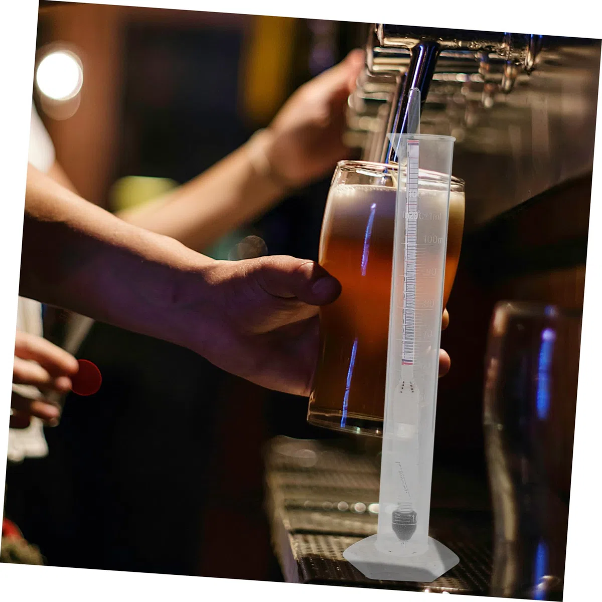 CHILDWEET 1set Densimetri e Cilindro Per Misurazione Alcolica Liquor Hydrometer e Tester Per Vino e Birra Di Accuratezza e Affidabilità Strumento Per Distillazione e Analisi Alcolica
