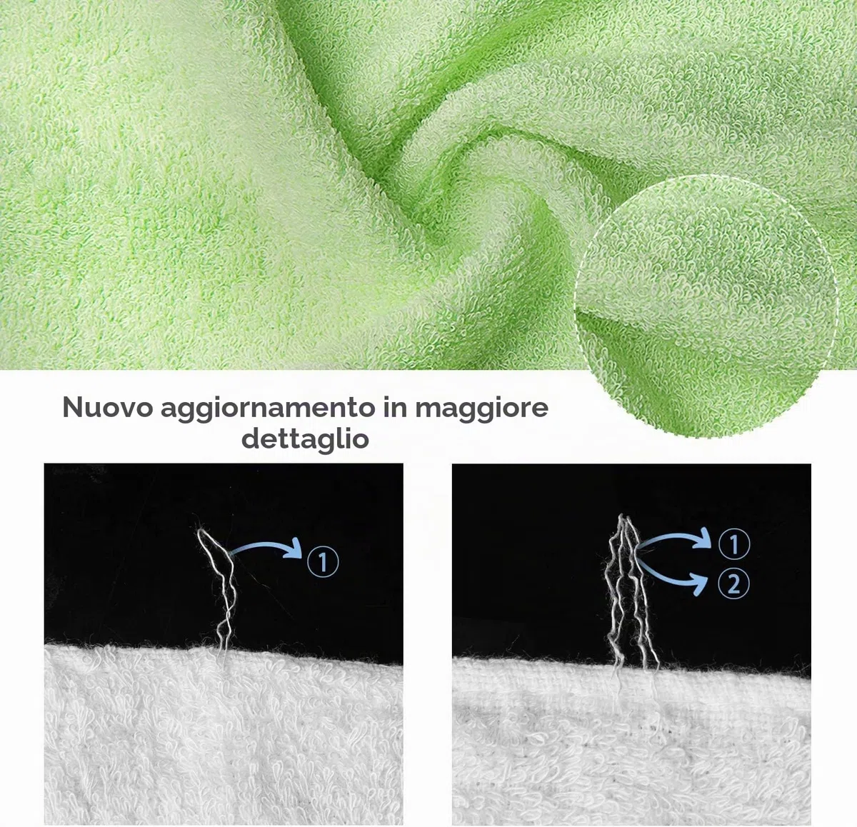 HBselect set da 10 Asciugamani Bambini Colorati 25 X 25 cm Mussole in Fibra di Bambù Pulizia Viso Asciugamani Morbidi per Neonati