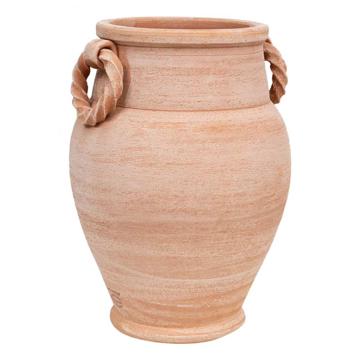 Biscottini Porta ombrelli per esterno e interno 34x48 cm | Vasi terracotta portaombrello Made in Italy | Portaombrelli da esterno lavorati a mano