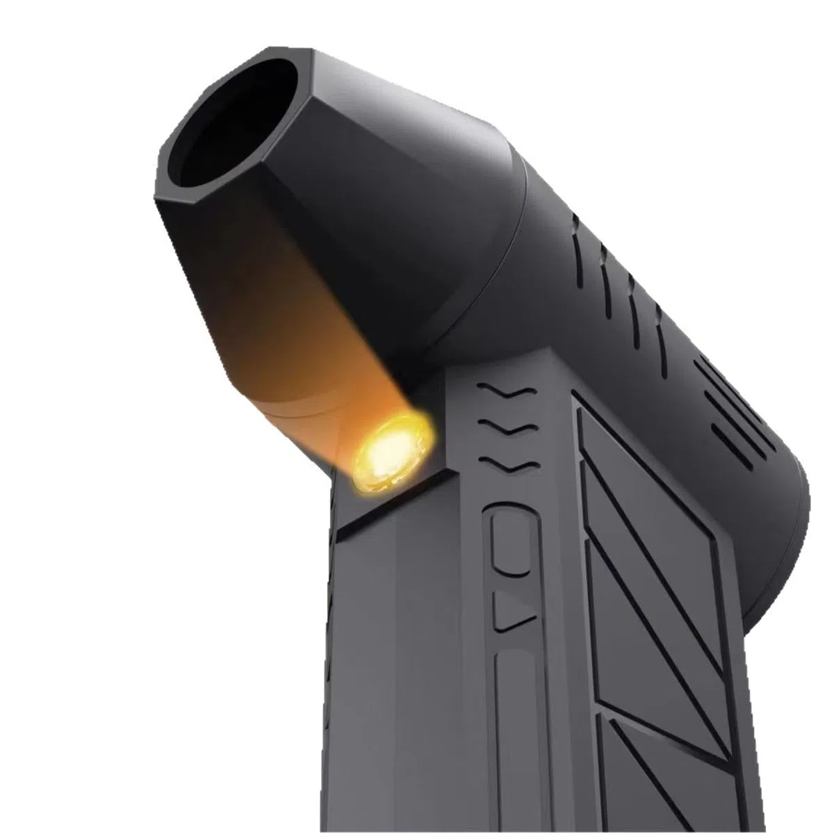 SQUADO - Ventola Turbo Portatile Ricaricabile, Motore Brushless 130.000 giri/min, Soffio fino a 52 m/s, 200 W, Batteria 5000 mAh, USB-C Ricarica Rapida 15 W, per Pulizia Auto Casa