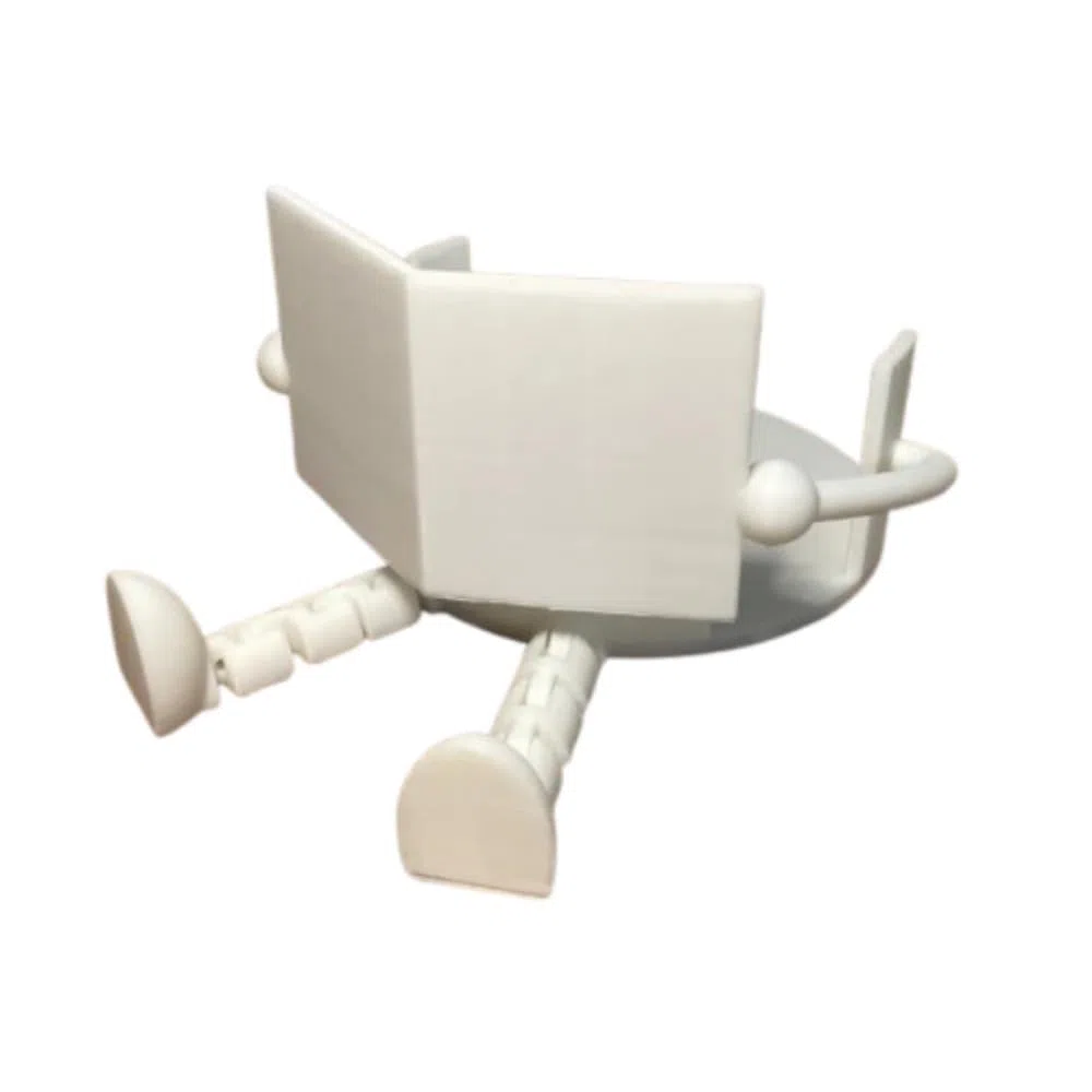 Porta Carta Igienica, Supporto per Carta Igienica 3D Stampato, Porta Rotolo Asciugamani, Dispenser per Rotolo di Carta Asciugamani, Divertente Porta Carta Igienica con Gamba Pendente da Lettura (Stile