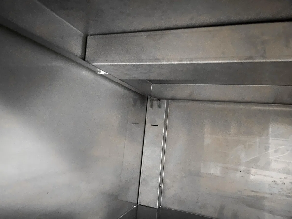 Ristoattrezzature - Pensile in acciaio inox a giorno 160x40x65h cm con 1 ripiano