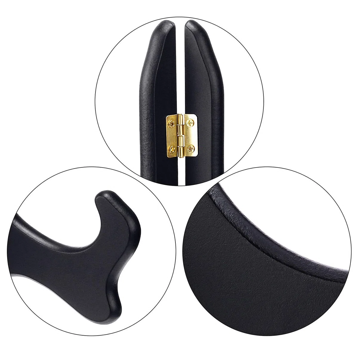 Cavalletti neri da 20,3 cm, 2 confezioni di espositori in legno nero (20,3 cm), cavalletti in legno, espositori per piatti, cornici per foto