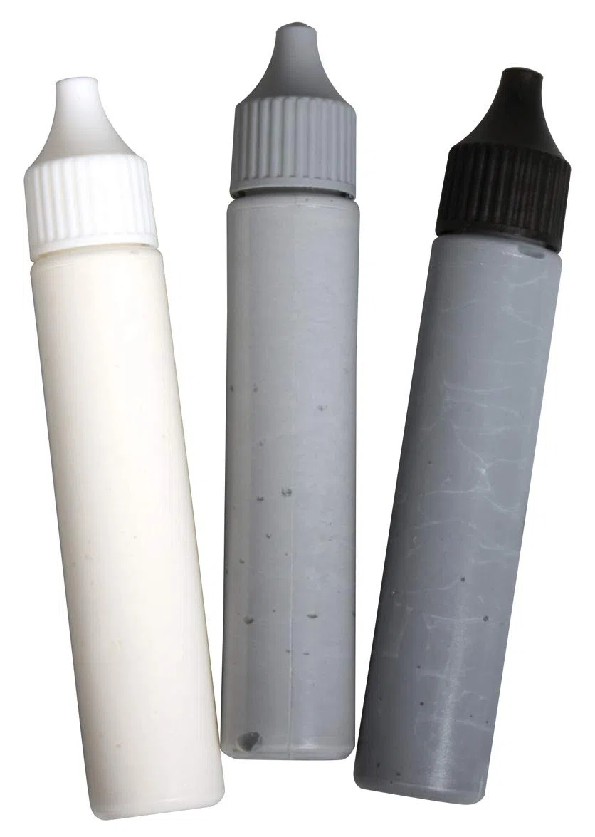 Rayher 38847000 Gommini Antiscivolo, Calzini, Set Fai da Te, Colori Nero, Bianco E Grigio, Stencil E Spatola Inclusi.