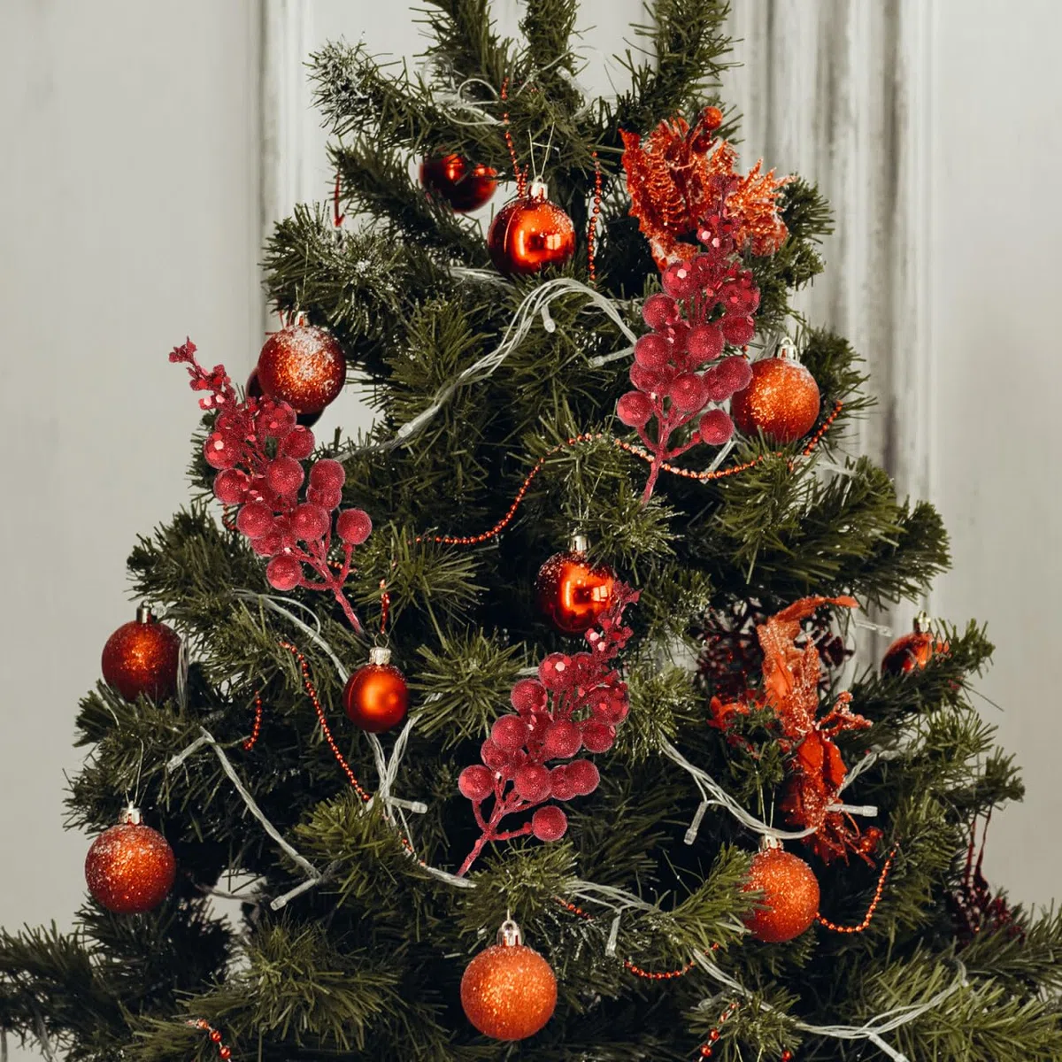Ipetboom Simulated Snow Berry Tread - 10 Pezzi Bacche Artificiali Rosse Per Decorazioni Natalizie Ghirlande E Feste Ideali Per Decorare Alberi Di Natale E Creare Atmosfere Festive