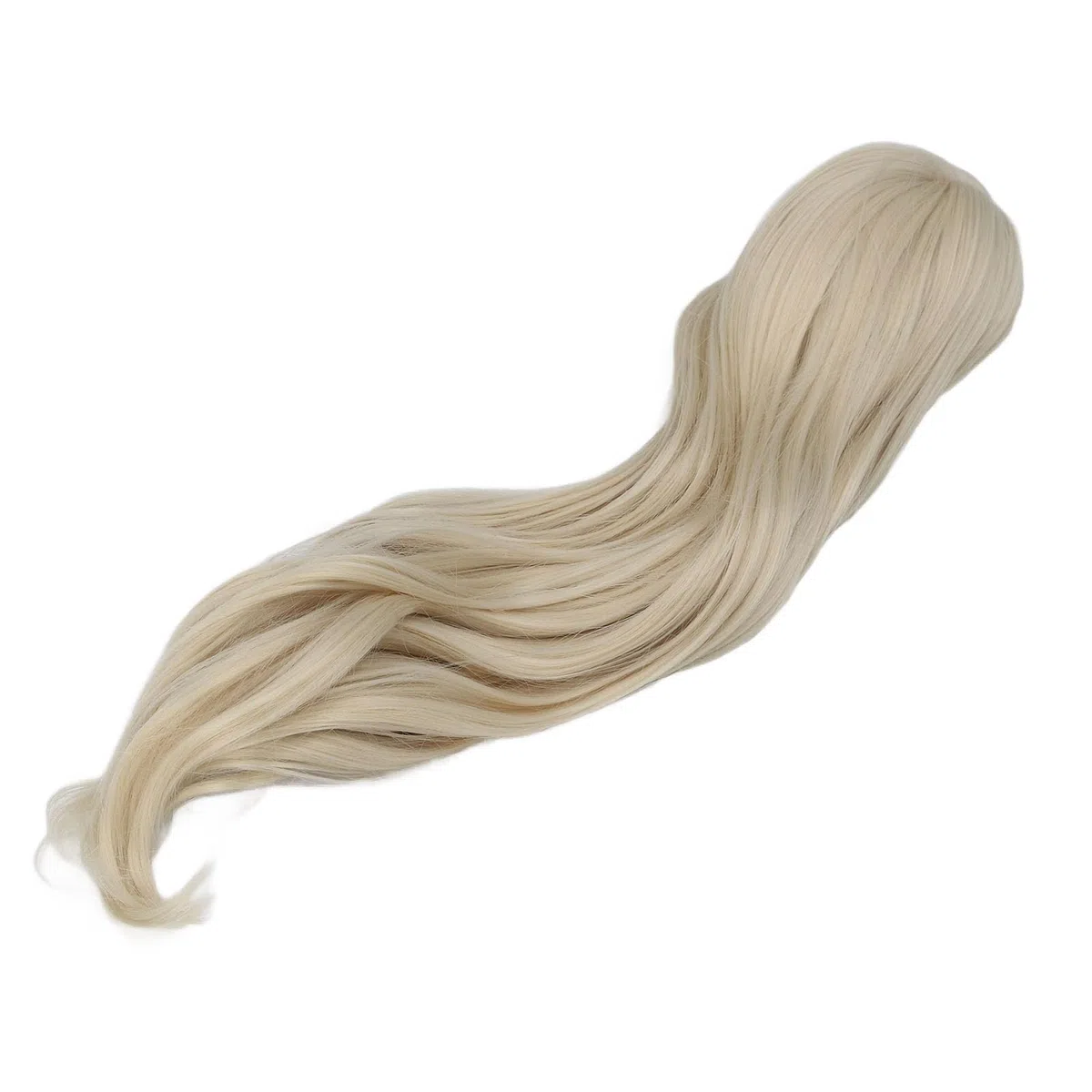 Parrucca da Bambola Lunga e Riccia, Capelli da Bambola Snodati a 1/3, Cuoio Capelluto Reale di Seta Morbida, Stili Personalizzabili, Abbigliamento Comodo, per Circonferenza della