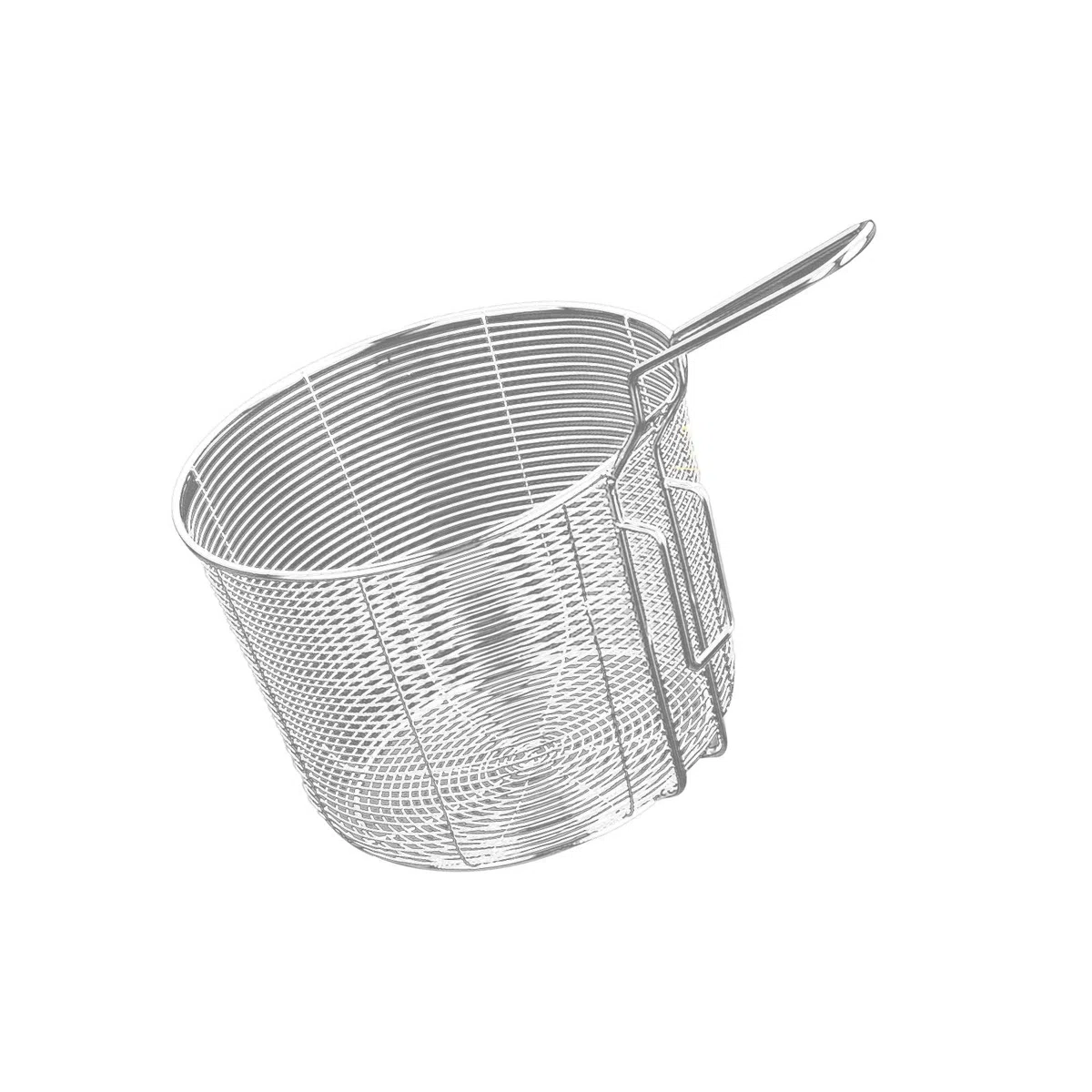 F Fityle Colini Per Lavello, Schiumarole, Colini Cucina, Filtri Per Alimenti, Scolapasta Per Pentola Calda in Acciaio Inossidabile Con Cestello Per Bollire Con Manico, 16 cm