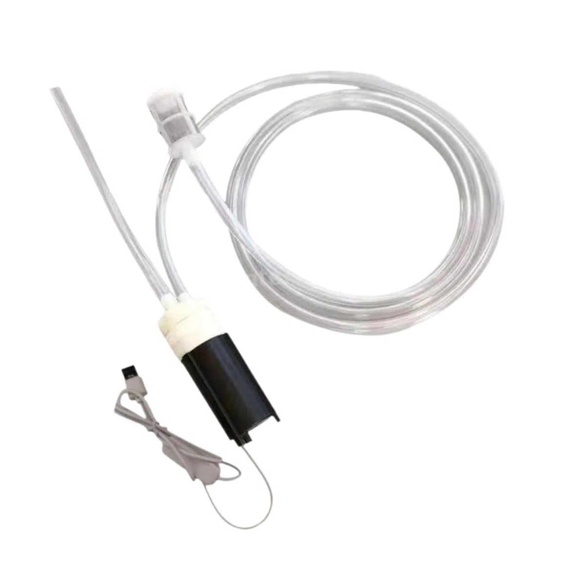 perfk Dispositivo di Aspirazione Del Vino Portatile Pompa a Sifone Tubo Flessibile Pompa Elettrica per Vino USB