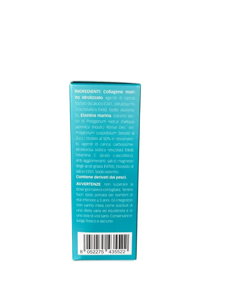 Collagenat No-Age Tabs Beauty skin formula Pharmalife integratore con Collagene di tipo I e III, acido jaluronico, elastina marina, Resveratrolo, Vitamina C e Selenio