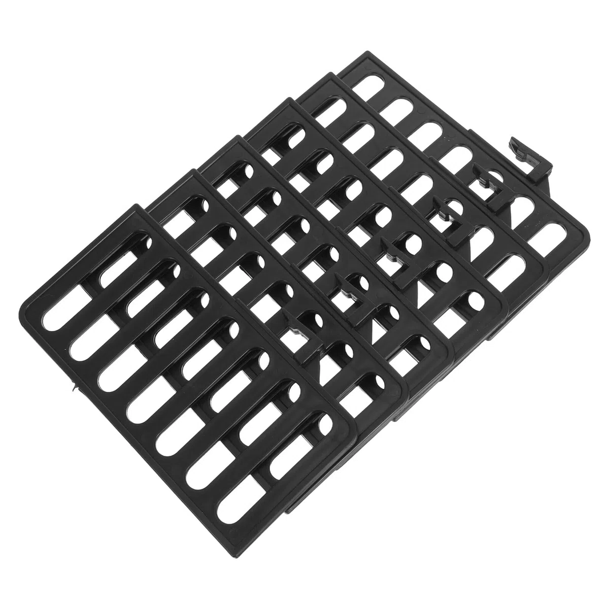 6 Pezzi Divisori per Scarpe in Plastica per Scaffali Armadio, Separatori Antiribaltamento per Organizer Scarpiera, Accessori per Ripiani Ottimizzazione Spazio Casa