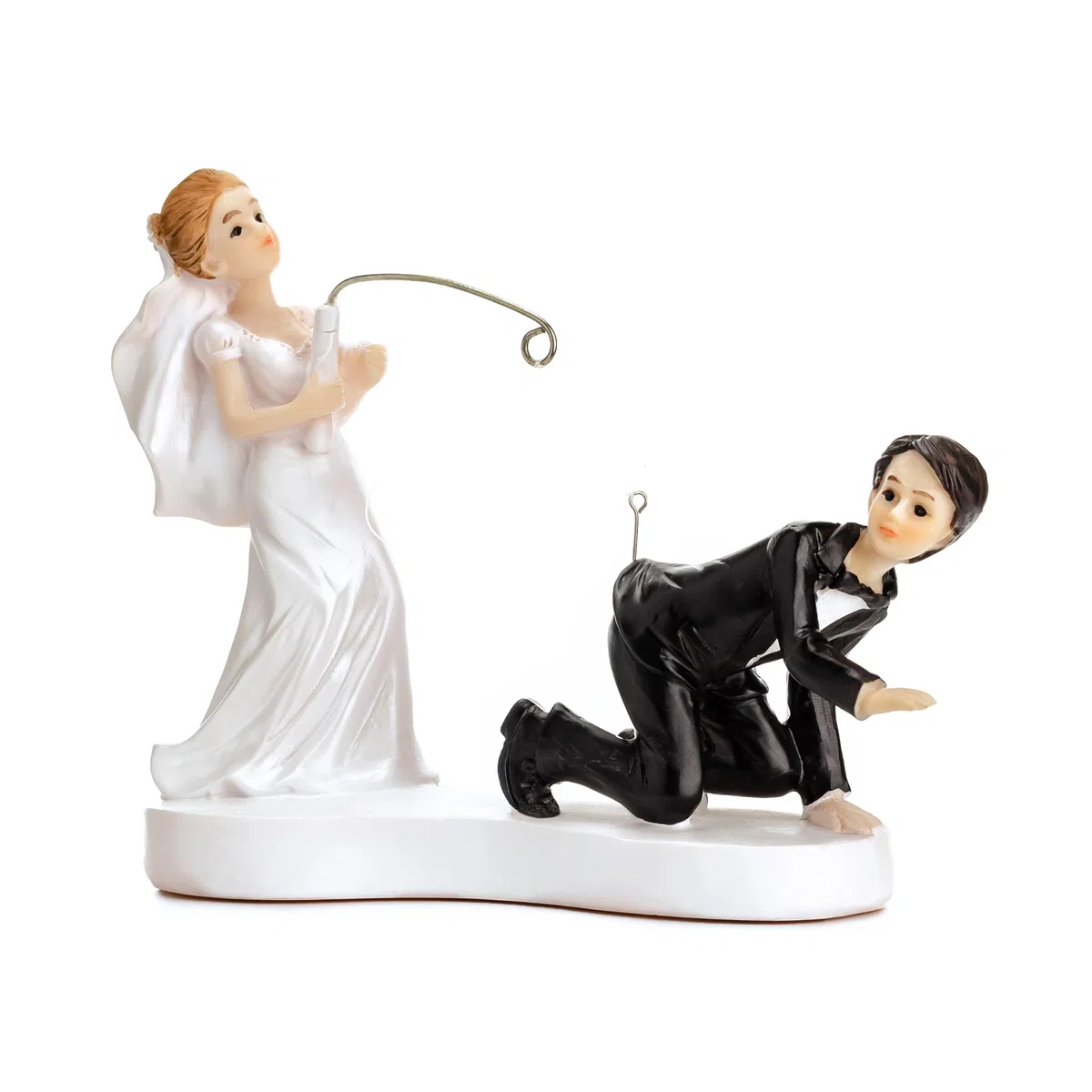 Cake Topper Sposo PESCATO dall' Amo - per Matrimonio ironico