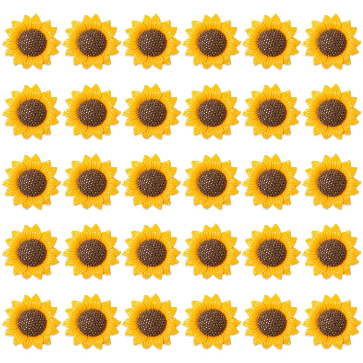 30 Pezzi Calamite Frigorifero Fiori Magneti Frigo Girasole Magneti Frigo Fiori 3D Simpatiche Calamite Girasole Decorative per Frigorifero, Lavagna, Ufficio, Foto, Bacheca, Armadietto