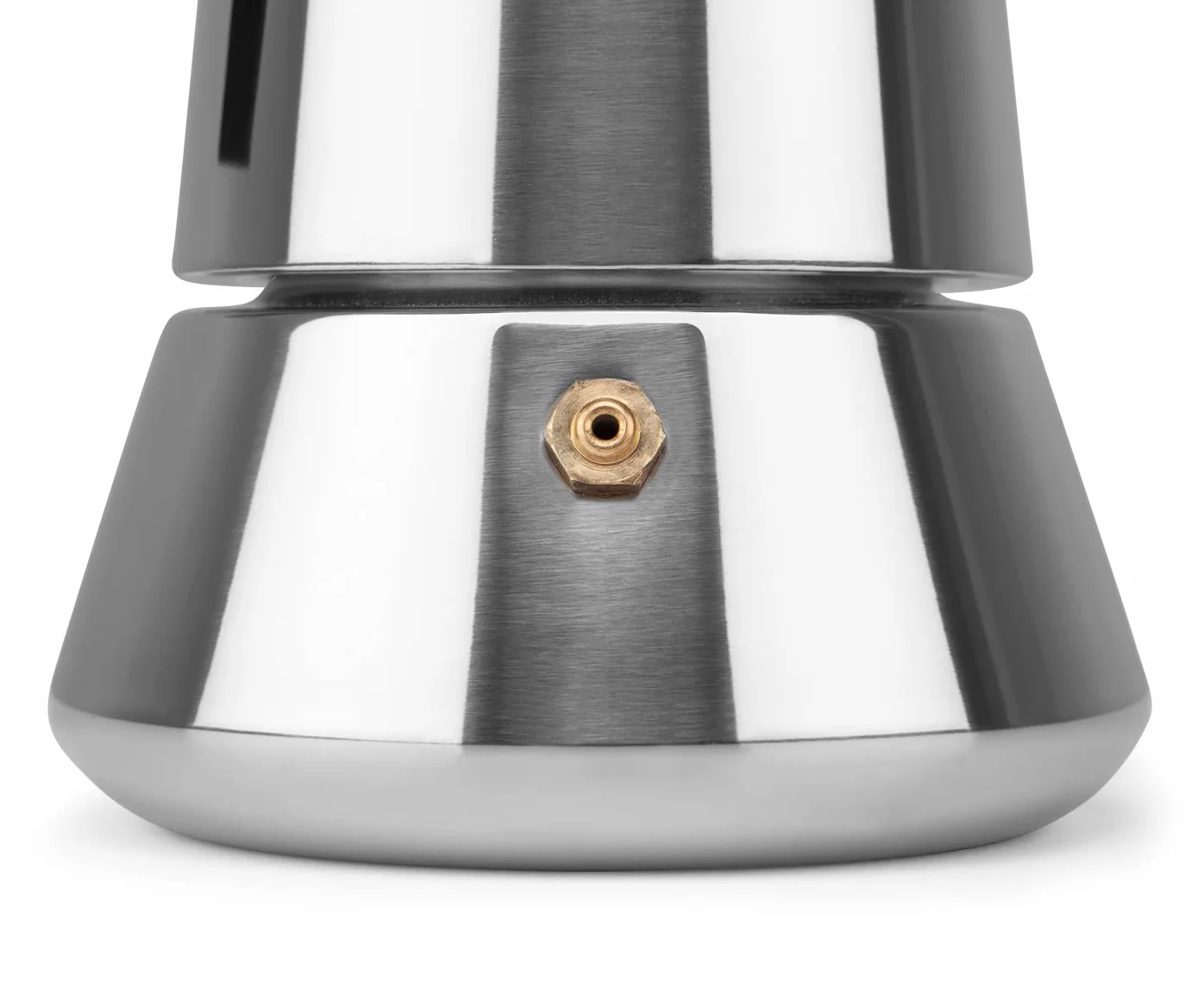 Orbegozo KFI 460, caffettiera induzione, 4 tazze, manico ergonomico, adatta per piani cottura a gas, elettrici e in vetroceramica, lavabile in lavastoviglie, colore acciaio inox