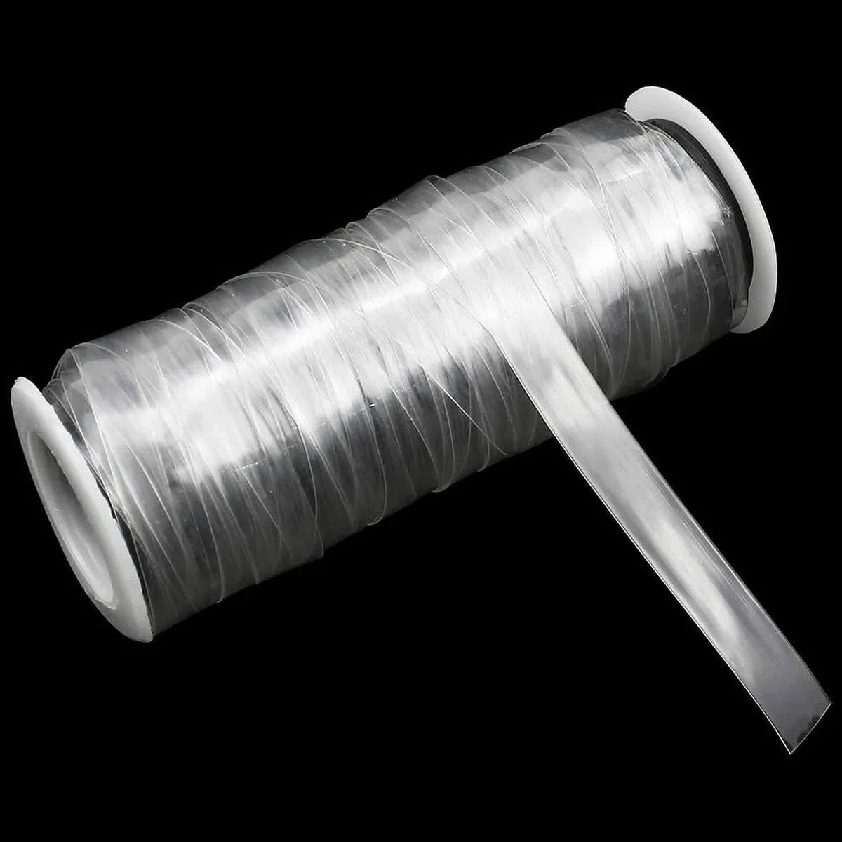 1cm x 12 m Banda Elastica Trasparente TPU Trasparente ad Alta Flessibilità Elastico Elasticizzato Leggero Elastico Antiscivolo Fascia Elastica trasparente per Gonna Progetto da Cucire Panno