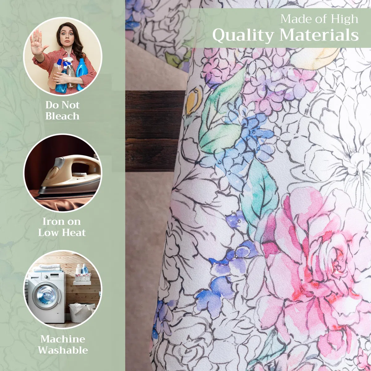 Maison d' Hermine Floral Love 100% cotone, set di 3 asciugamani da cucina Multi-Purpose | Asciugamani da bar | Primavera/Estate (50 cm x 70 cm)