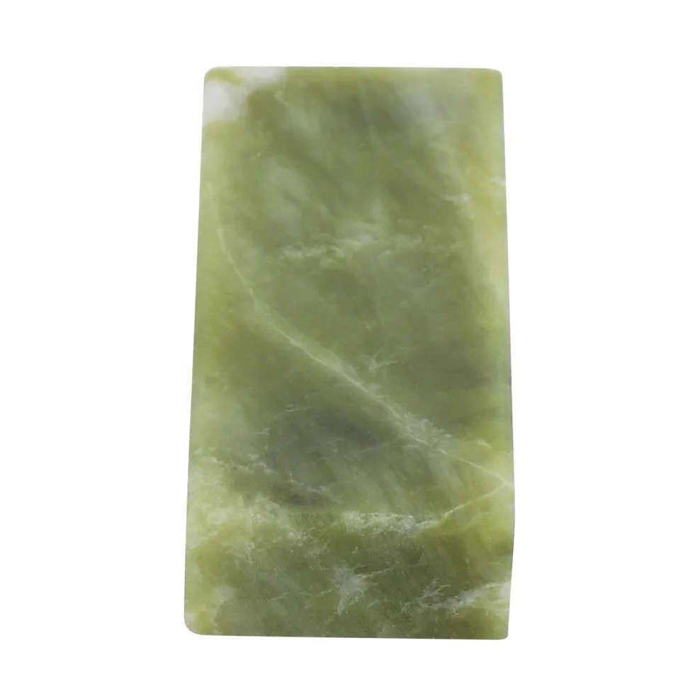 Affilacoltelli olio pietra cote 10000# 80000#, specchio lucidante, 50x20x10mm (Giada verde 10000 Mesh)