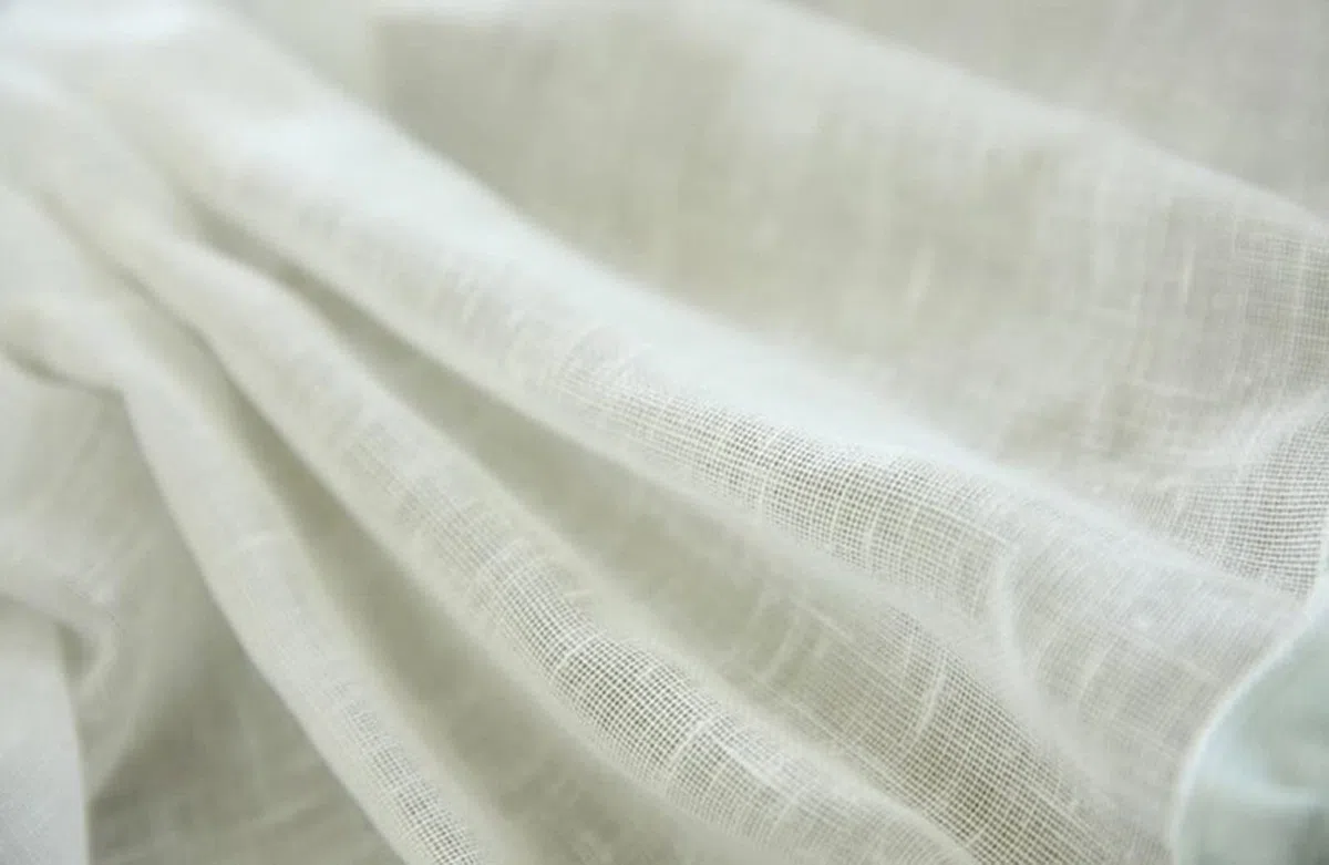 A.Monamour Tenda corta per finestre piccole, in cotone e lino, voile trasparente, tulle con volant, mantovana per finestra, mezza tenda per cucina, bar, camera da letto, armadio tenda