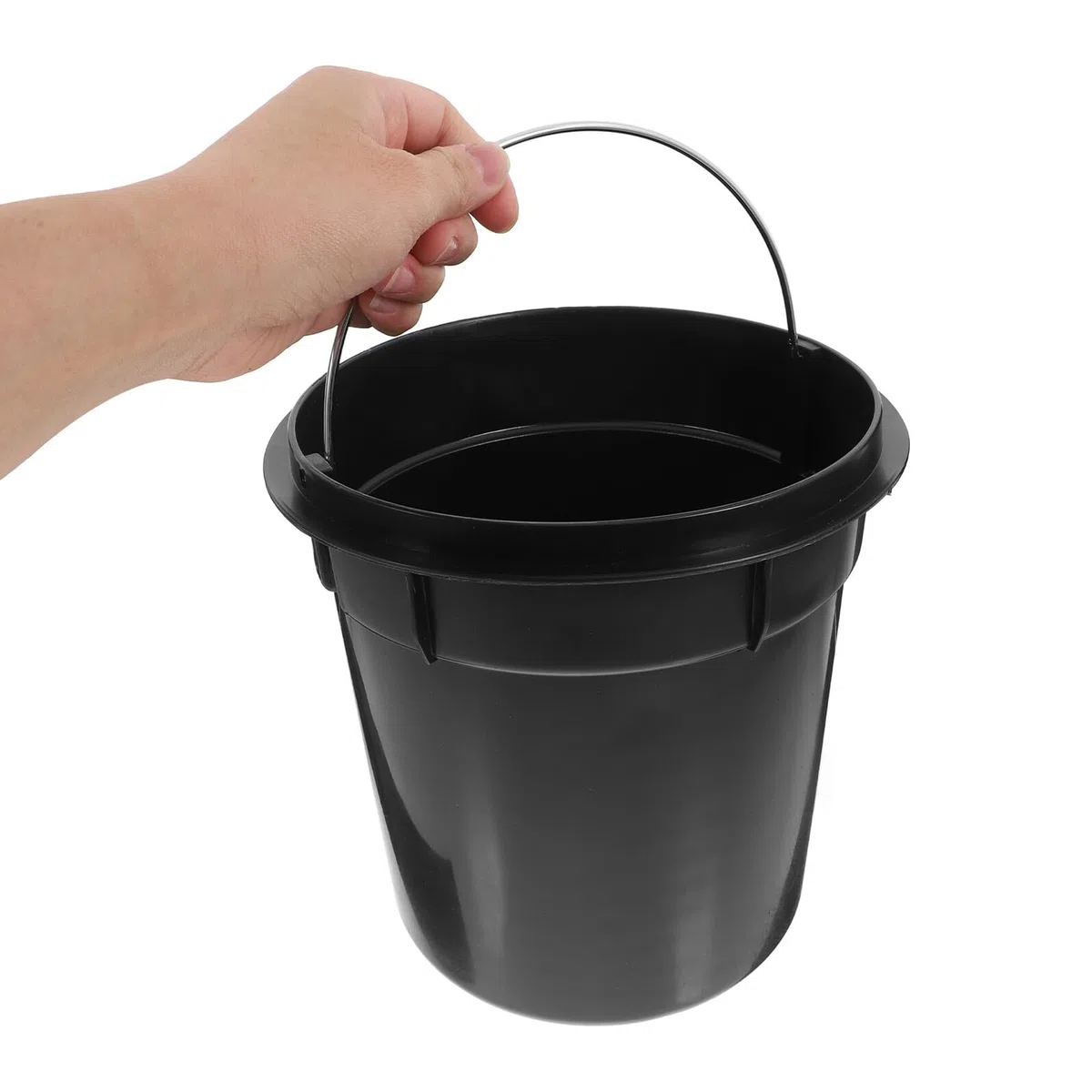Homoyoyo Secchio Interno Rotondo con Manico per Pattumiera Bidone Spazzatura Bagno e Cucina Ricambio Estraibile Versatile per Casa e Ufficio