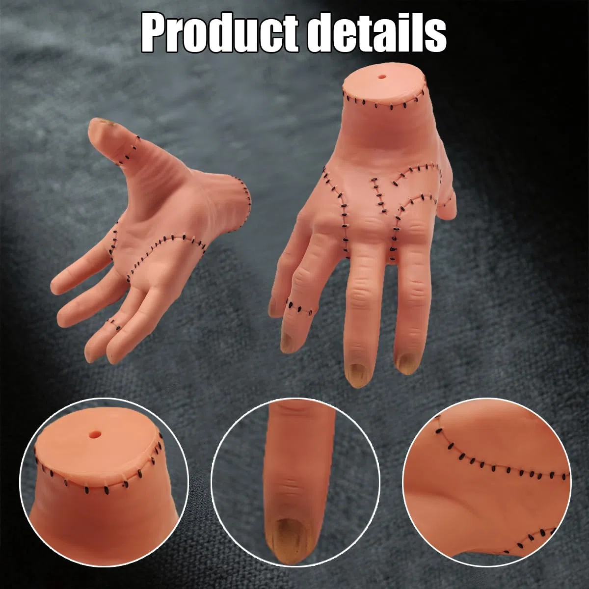 Mano di mercoledì Addams, Mano Finta Realistica, Addams Mano, Mano di mercoledì Latex, per Decorazione e Cosplay, Carnevale Party e Halloween