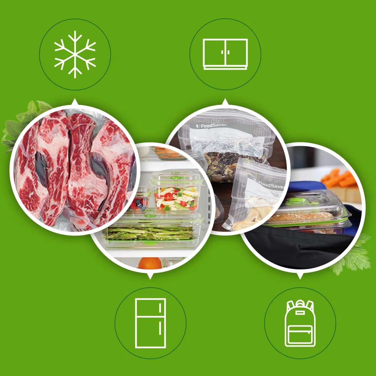FoodSaver V2860 Macchina Sottovuoto per Alimenti Secchi/Umidi, Sigillatura Automatica, Indicatori LED, Adatta a Piccoli Spazi, 100 W, Argento/Nero