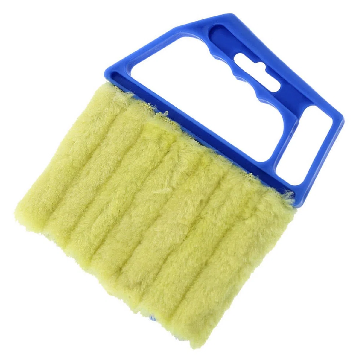 Mini Spazzola per la Pulizia delle Persiane, Manico Portatile Multiuso Anti-pelucchi, Durevole in PP e Fibra, Ampia Applicazione (BLUE)