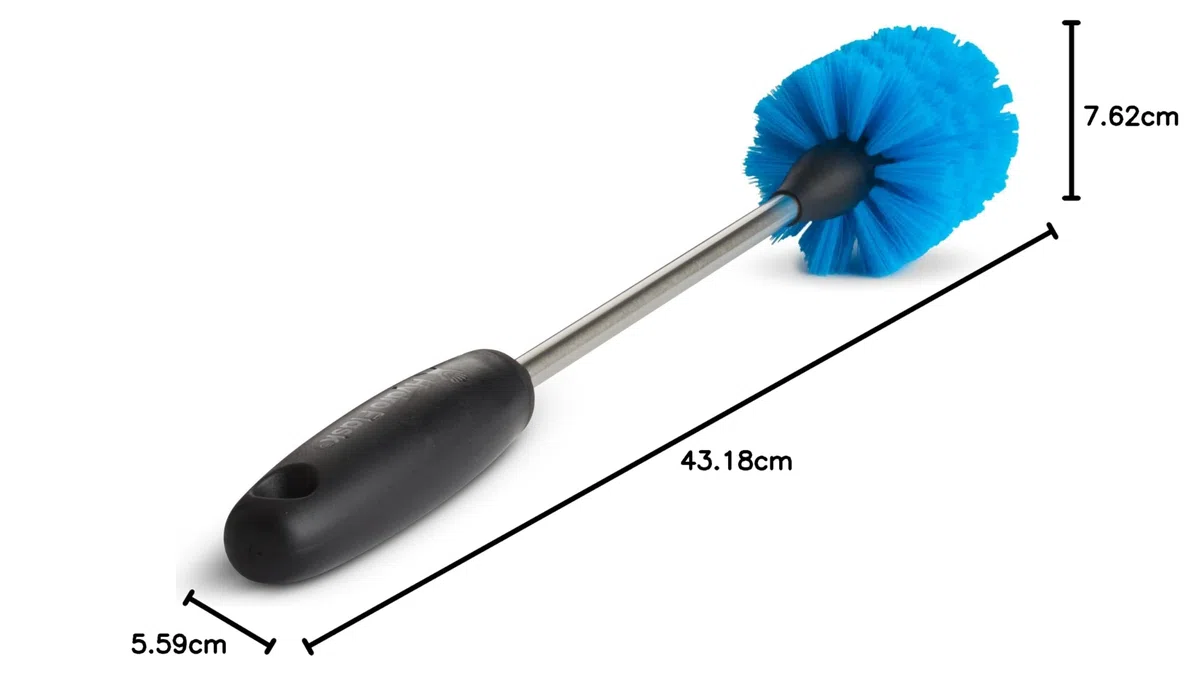 Hydro Flask - Spazzola per bottiglie per la pulizia con manico lungo e impugnatura antiscivolo per un utilizzo confortevole - Setole in nylon durevoli - Pacific