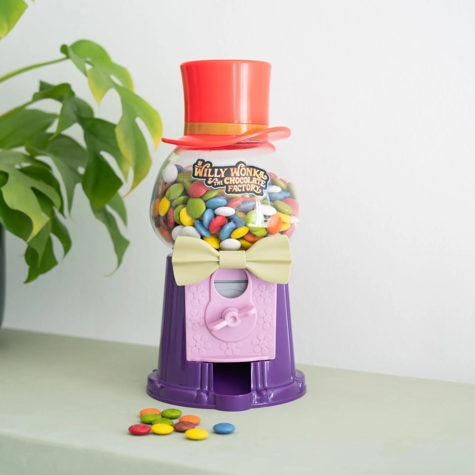 Grupo Erik: Dispenser Caramelle di Willy Wonka | Distributore di caramelle vintage, Gumball Machine personalizzata Willy Wonka, Dispenser a gettoni, Salvadanaio Bambini