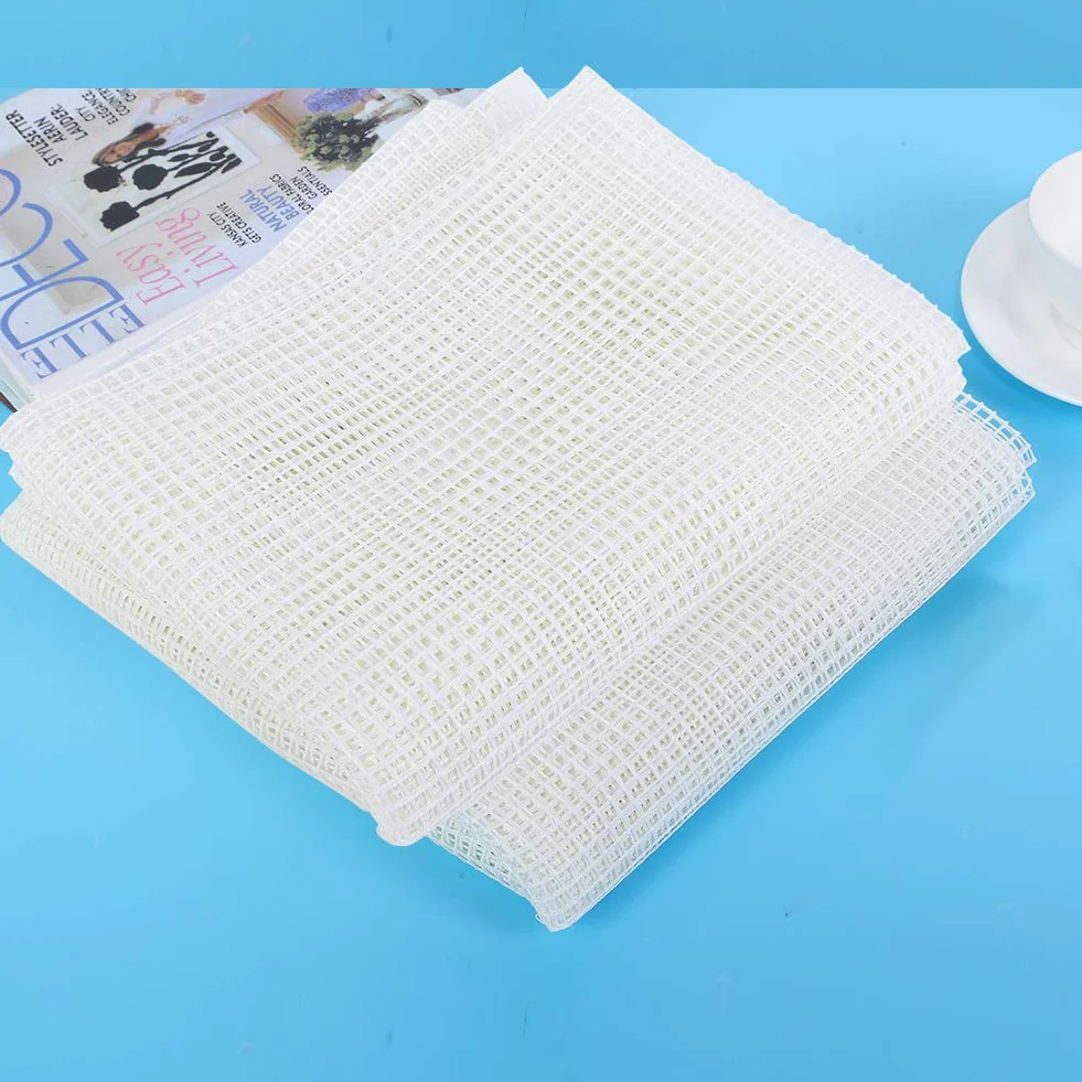 Kit per Tappeti Tessuto a Rete per Maglieria Accessorio Strumenti per la Casa Tappeti Tappetini Griglia Fai da Te (Panno a rete 150 * 100 cm)