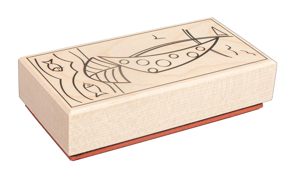 Rayher Timbro Mit Jesus In Einem Boot, 5X10Cm, 29218000