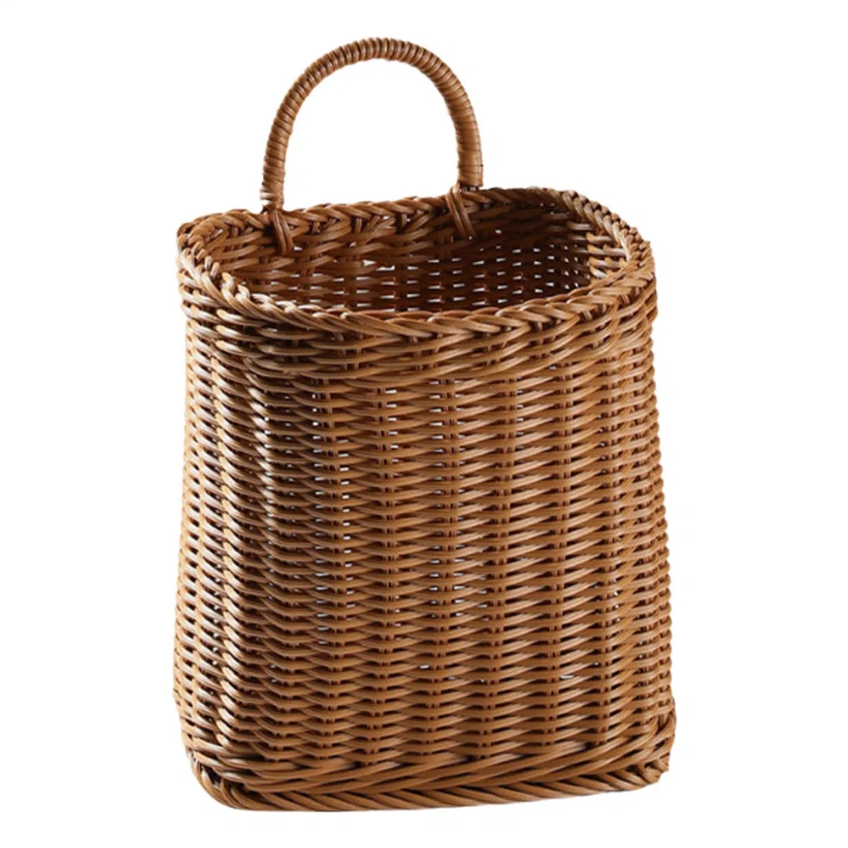 Cestini Da Parete In Rattan, Espositori Floreali Intrecciati, Organizer Da Appendere In Fattoria | Pezzo Decorativo Leggero Che Aggiunge Fascino Rustico Agli Interni E Agli Esterni Creando Ambienti Da