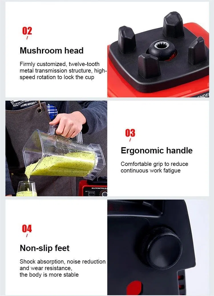 Frullatore Professionale, 1500W 2L Frullatore Elettrico con 5 velocità variabili, Funzione Pulsazioni, pulizia automatica, Frulla Ghiaccio, Smoothie e Frappè, senza BPA