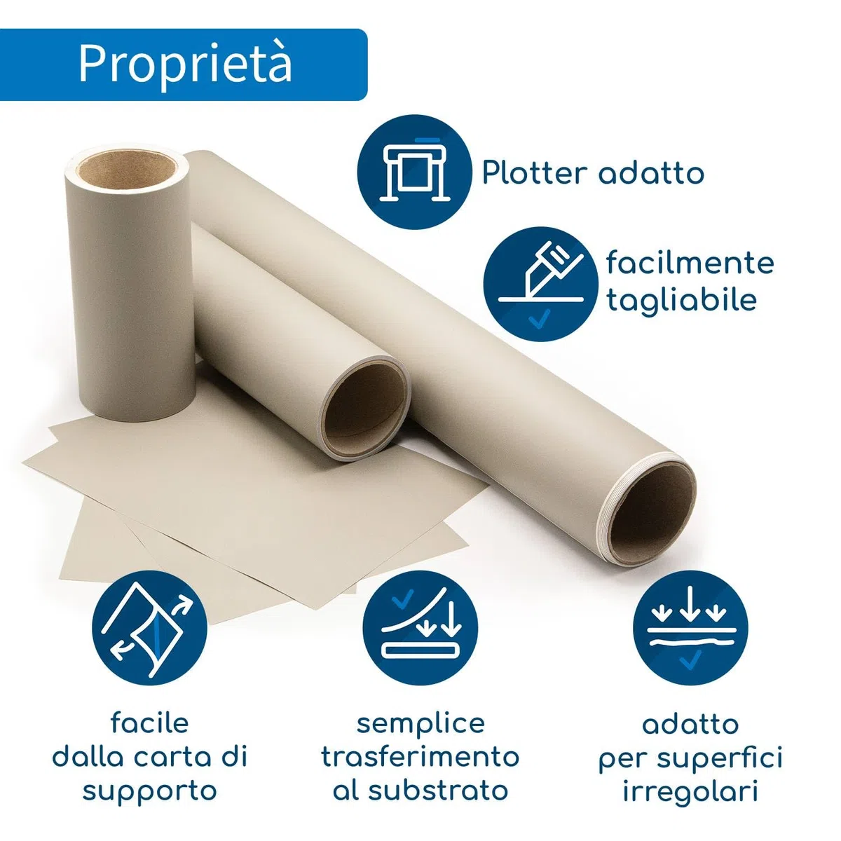 easydruck24de ORAMASK I Pellicola per stencil 810 I PVC speciale grigio traslucido opaco 31 cm x 5 m I per mascheratura e verniciatura aerografia scritte su veicoli e insegne I az044